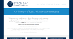 Desktop Screenshot of byronbaypropertylawyer.com