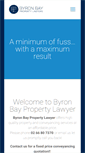 Mobile Screenshot of byronbaypropertylawyer.com
